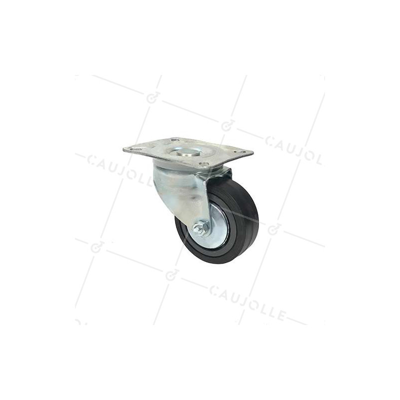RUEDA GIRATORIA DE MANUTENCIÓN CLÁSICA REFORZADA CON UN DIÁMETRO DE 100 MM CARGA 125 KG - S2C 100R