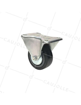 RUEDA FIJA DE MANUTENCIÓN CLÁSICA REFORZADA CON UN DIÁMETRO DE 100 MM CARGA 125 KG - S7C 100R • Caujolle