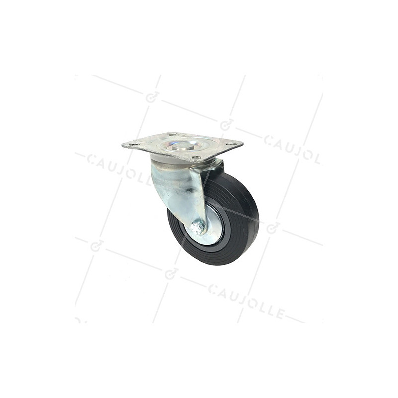 RUEDA GIRATORIA DE MANUTENCIÓN ANCHA CON UN DIÁMETRO DE 125 MM CARGA 125 KG - S2C 125R