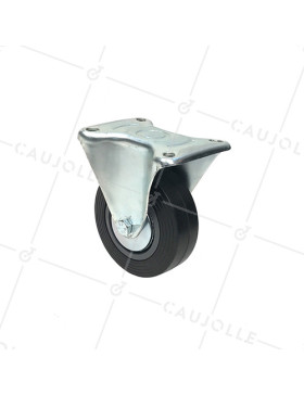 RUEDA FIJA DE MANUTENCIÓN AMPLIA CON 125 MM DE DIÁMETRO CARGA125 KG - S7C 125R • Caujolle