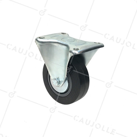RUEDA FIJA DE MANUTENCIÓN AMPLIA CON 125 MM DE DIÁMETRO CARGA125 KG - S7C 125R • Caujolle