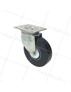RUEDA GIRATORIA DE MANUTENCIÓN AMPLIA CON DIÁMETRO DE 150 MM CARGA 130 KG - S2C 150R • Caujolle