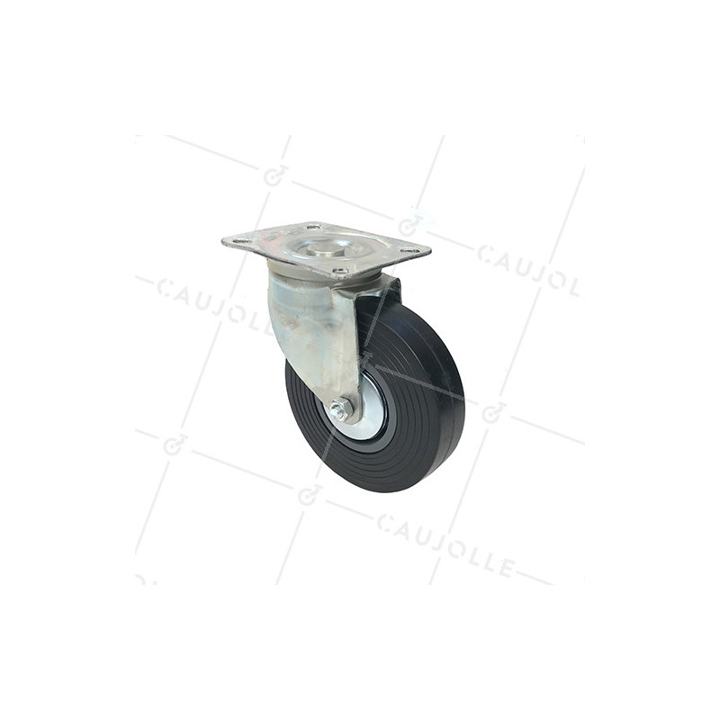 RUEDA GIRATORIA DE MANUTENCIÓN AMPLIA CON DIÁMETRO DE 150 MM CARGA 130 KG - S2C 150R
