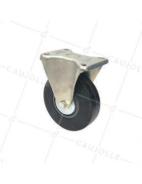 RUEDA FIJA DE MANUTENCIÓN AMPLIA CON DIÁMETRO DE 150 MM CARGA 130 KG - S7C 150R • Caujolle