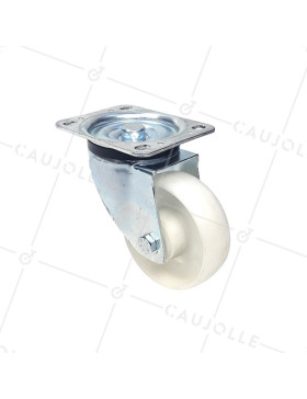 RUEDA DE MANUTENCIÓN DE POLIPROPILENO CON UN DIÁMETRO DE 125 MM CARGA 200 KG - S74P 125 • Caujolle
