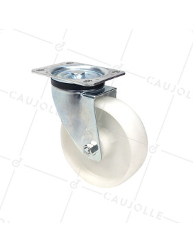 RUEDA DE MANUTENCIÓN DE POLIPROPILENO CON UN DIÁMETRO DE 160 MM CARGA 200 KG - S74P 160 • Caujolle