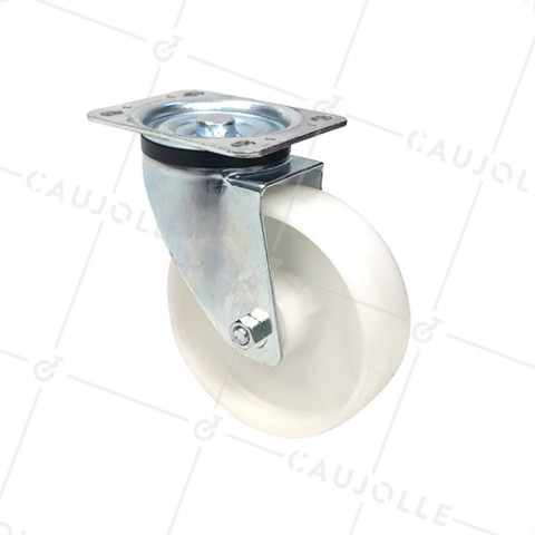 RUEDA DE MANUTENCIÓN DE POLIPROPILENO CON UN DIÁMETRO DE 160 MM CARGA 200 KG - S74P 160 • Caujolle