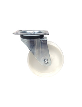 ROULETTE DE MANUTENTION EN POLYPROPYLÈNE DIAMÈTRE 125 MM CHARGE 200 KG - S74P 125