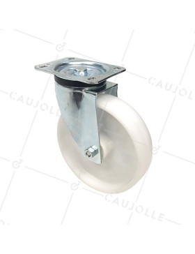 RUEDA DE MANUTENCIÓN DE POLIPROPILENO CON UN DIÁMETRO DE 200 MM CARGA 200 KG - S74P 200 • Caujolle