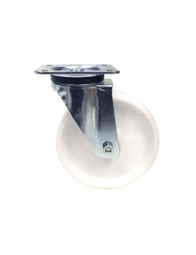 ROULETTE DE MANUTENTION EN POLYPROPYLÈNE DIAMÈTRE 125 MM CHARGE 200 KG - S74P 125