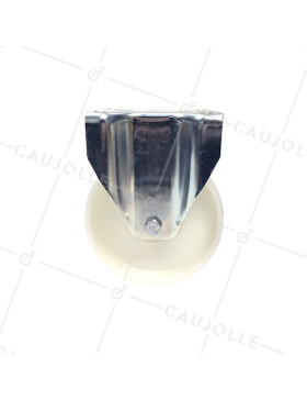 ROULETTE DE MANUTENTION EN POLYPROPYLÈNE DIAMÈTRE 125 MM CHARGE 200 KG - S74P 125