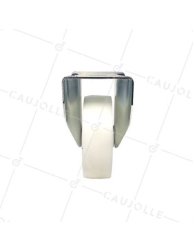 ROULETTE DE MANUTENTION EN POLYPROPYLÈNE DIAMÈTRE 125 MM CHARGE 200 KG - S74P 125