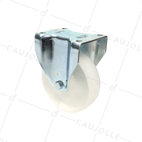 RUEDA DE MANTENIMIENTO FIJA DE NYLON CON UN DIÁMETRO DE 160 MM CARGA 380 KG - S77N 160 • Caujolle