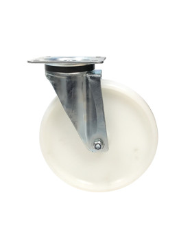 ROULETTE DE MANUTENTION PIVOTANTE EN NYLON DIAMÈTRE 125 MM CHARGE 300KG - S76N 125