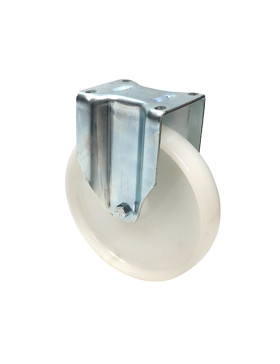 ROULETTE DE MANUTENTION PIVOTANTE EN NYLON DIAMÈTRE 125 MM CHARGE 300KG - S76N 125