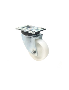 ROULETTE DE MANUTENTION PIVOTANTE RENFORCÉE EN NYLON DIAMÈTRE 125 MM CHARGE 300KG - S78N 125
