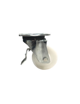 ROULETTE DE MANUTENTION PIVOTANTE RENFORCÉE EN NYLON DIAMÈTRE 125 MM CHARGE 300KG - S78N 125