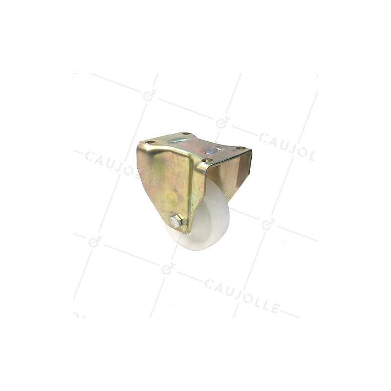 ROULETTE DE MANUTENTION PIVOTANTE RENFORCÉE EN NYLON DIAMÈTRE 125 MM CHARGE 300KG - S78N 125
