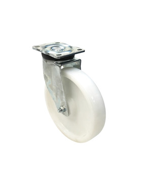 ROULETTE DE MANUTENTION PIVOTANTE RENFORCÉE EN NYLON DIAMÈTRE 125 MM CHARGE 300KG - S78N 125