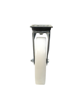 ROULETTE DE MANUTENTION PIVOTANTE RENFORCÉE EN NYLON DIAMÈTRE 125 MM CHARGE 300KG - S78N 125