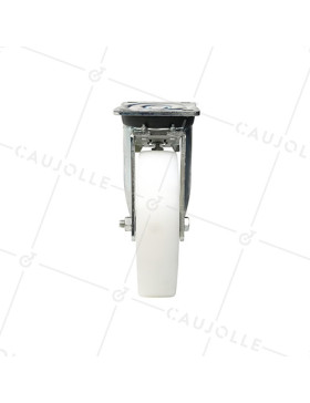 ROULETTE DE MANUTENTION PIVOTANTE RENFORCÉE EN NYLON DIAMÈTRE 125 MM CHARGE 300KG - S78N 125