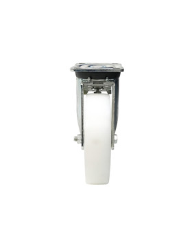 ROULETTE DE MANUTENTION PIVOTANTE RENFORCÉE EN NYLON DIAMÈTRE 125 MM CHARGE 300KG - S78N 125
