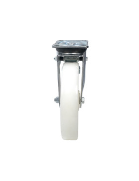 ROULETTE DE MANUTENTION PIVOTANTE RENFORCÉE EN NYLON DIAMÈTRE 125 MM CHARGE 300KG - S78N 125