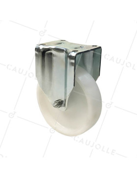 RUEDA DE MANUTENCIÓN FIJA REFORZADA DE NYLON CON UN DIÁMETRO DE 200 MM CARGA 1000 KG - S79N 200 • Caujolle