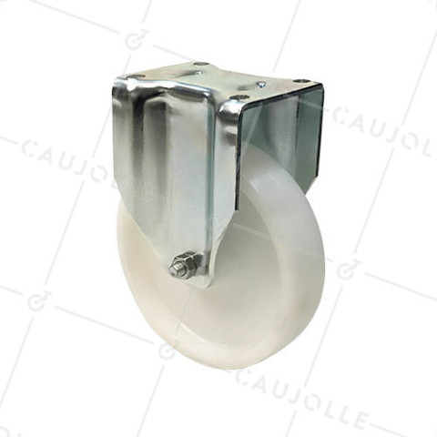 RUEDA DE MANUTENCIÓN FIJA REFORZADA DE NYLON CON UN DIÁMETRO DE 200 MM CARGA 1000 KG - S79N 200 • Caujolle