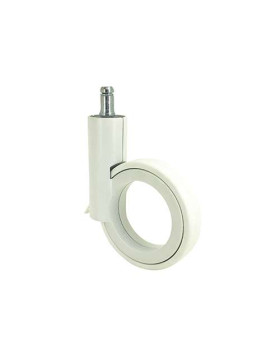 ROULETTE FUTURISTE DIAMÈTRE 90 MM CHROMÉE À TIGE LISSE DE 11 MM GRAVITY 90TLC11