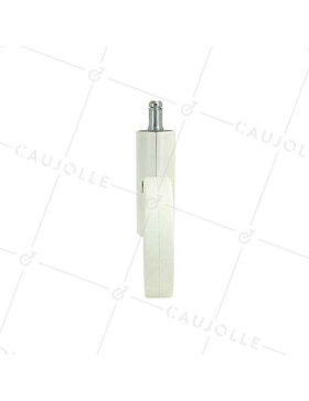 ROULETTE FUTURISTE DIAMÈTRE 90 MM CHROMÉE À TIGE LISSE DE 11 MM GRAVITY 90TLC11