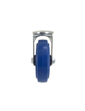 RUEDA CON ARO DE CAUCHO SUPERELÁSTICO Y UN DIÁMETRO DE 125 MM CARGA 130 KG - S06NS125