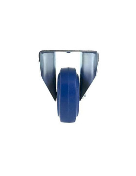 RUEDA INDUSTRIAL FIJA ELÁSTICA QUE NO MANCHA PARA MALETAS CON UN DIÁMETRO DE 100 MM CARGA 120 KG - S7NS100BLEUE