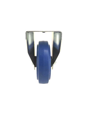 RUEDA INDUSTRIAL FIJA ELÁSTICA QUE NO MANCHA PARA MALETAS CON UN DIÁMETRO DE 125 MM CARGA 120 KG - S7NS100BLEUE