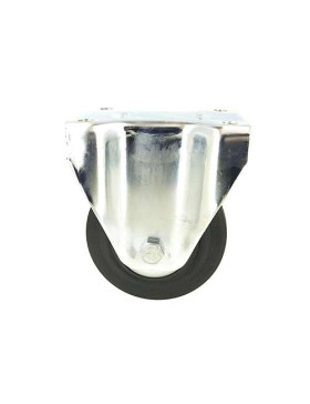 RUEDA FIJA INDUSTRIAL DE CAUCHO CON 125 MM DE DIÁMETRO, 200 KG DE CARGA - S75C125