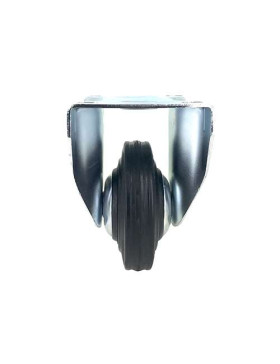 RUEDA FIJA INDUSTRIAL DE CAUCHO CON 125 MM DE DIÁMETRO, 200 KG DE CARGA - S75C125