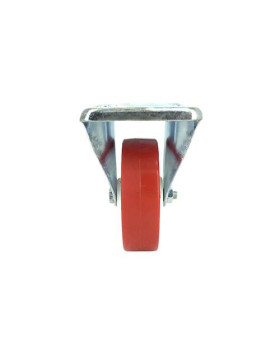 RUEDA DE MANIPULACIÓN FIJA DE ANTIACEITES Y ANTIGRASAS ROJA CON 100 MM DE DIÁMETRO, CARGA DE 120 KG - S7NP 100