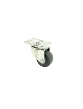 RUEDA PARA MUEBLE DE POLIPROPILENO CON UN DIÁMETRO DE 30 MM CARGA 15 KG - S120PP30
