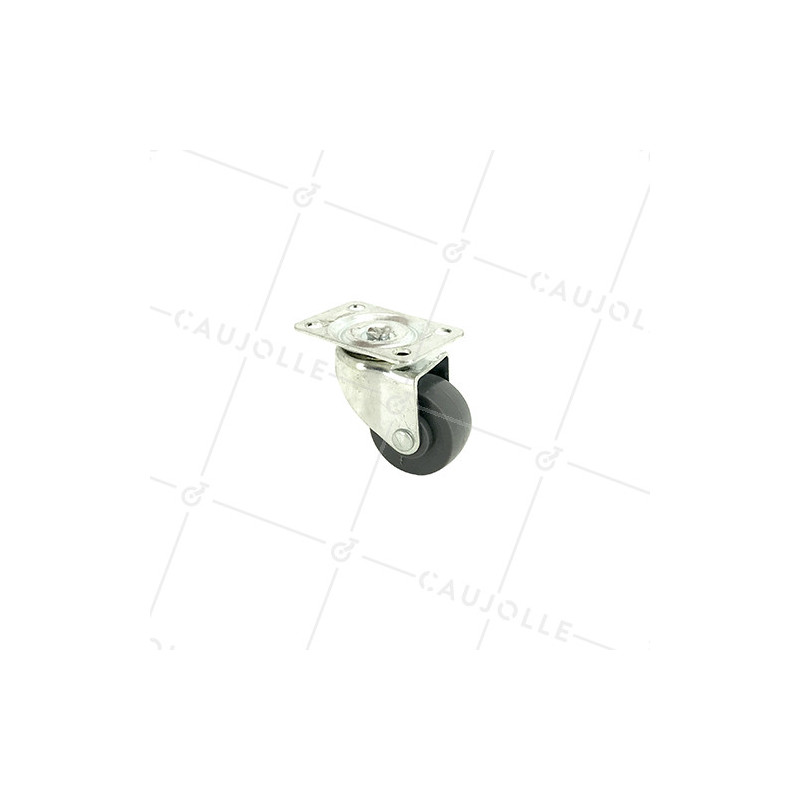RUEDA PARA MUEBLE DE POLIPROPILENO CON UN DIÁMETRO DE 30 MM CARGA 15 KG - S120PP30