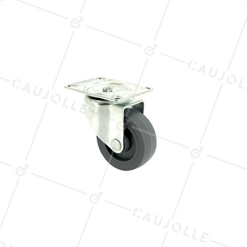 RUEDA PARA MUEBLE DE POLIPROPILENO CON DIÁMETRO DE 42 MM CARGA 20 KG - S12PP42 • Caujolle