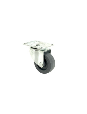 RUEDA PARA MUEBLE DE POLIPROPILENO CON DIÁMETRO DE 42 MM CARGA 20 KG - S12PP42