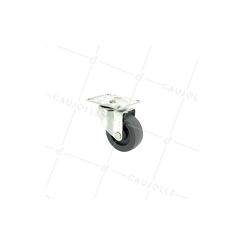 RUEDA PARA MUEBLE DE POLIPROPILENO CON DIÁMETRO DE 42 MM CARGA 20 KG - S12PP42