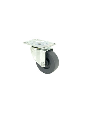 RUEDA PARA MUEBLES DE POLIPROPILENO CON UN DIÁMETRO DE 50 MM CARGA 30 KG - S12PP50