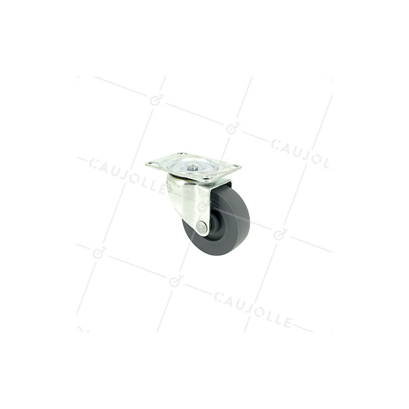 RUEDA PARA MUEBLES DE POLIPROPILENO CON UN DIÁMETRO DE 50 MM CARGA 30 KG - S12PP50