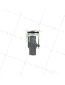 RUEDA PARA MUEBLES DE POLIPROPILENO CON UN DIÁMETRO DE 50 MM CARGA 30 KG - S12PP50