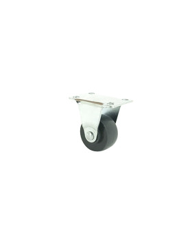 RUEDA FIJA PARA MUEBLE DE POLIPROPILENO CON DIÁMETRO DE 30 MM CARGA 15 KG - S18PP30
