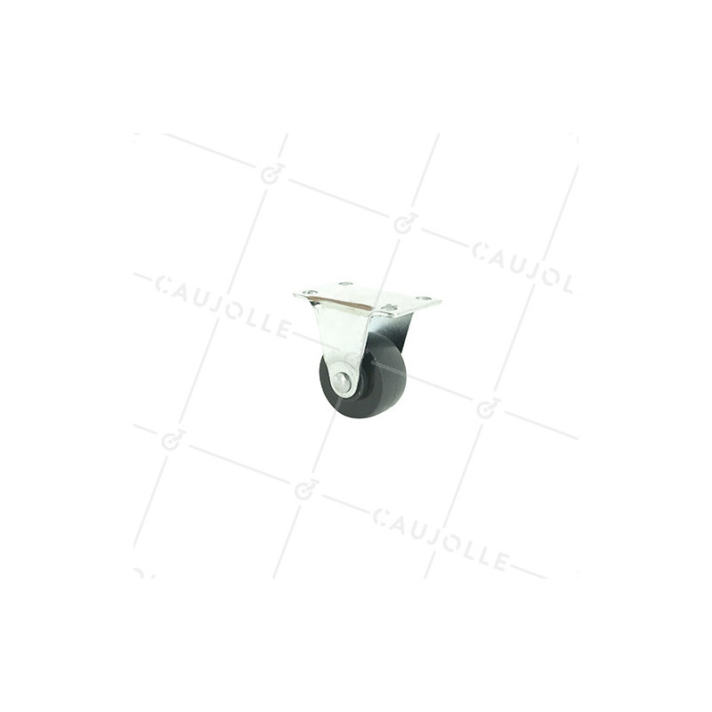RUEDA FIJA PARA MUEBLE DE POLIPROPILENO CON DIÁMETRO DE 30 MM CARGA 15 KG - S18PP30