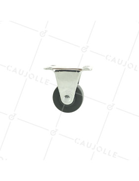 RUEDA FIJA PARA MUEBLE DE POLIPROPILENO CON DIÁMETRO DE 30 MM CARGA 15 KG - S18PP30