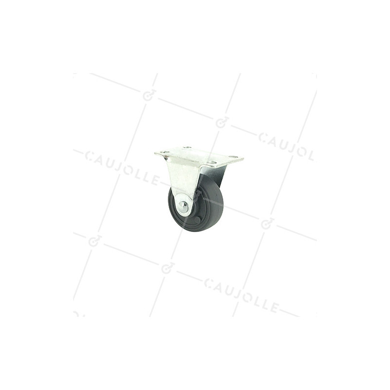 RUEDA FIJA PARA MUEBLE DE POLIPROPILENO CON DIÁMETRO DE 35 MM CARGA 15 KG - S18PP35