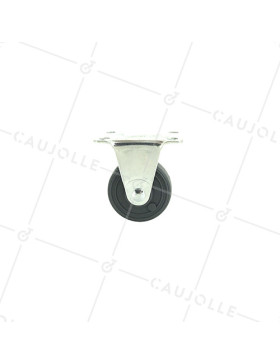 RUEDA FIJA PARA MUEBLE DE POLIPROPILENO CON DIÁMETRO DE 35 MM CARGA 15 KG - S18PP35
